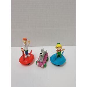 Vintage Jetsons Happy Meal Toy George Dad Astro Dog Elroy BoyLot of 3 Wendys